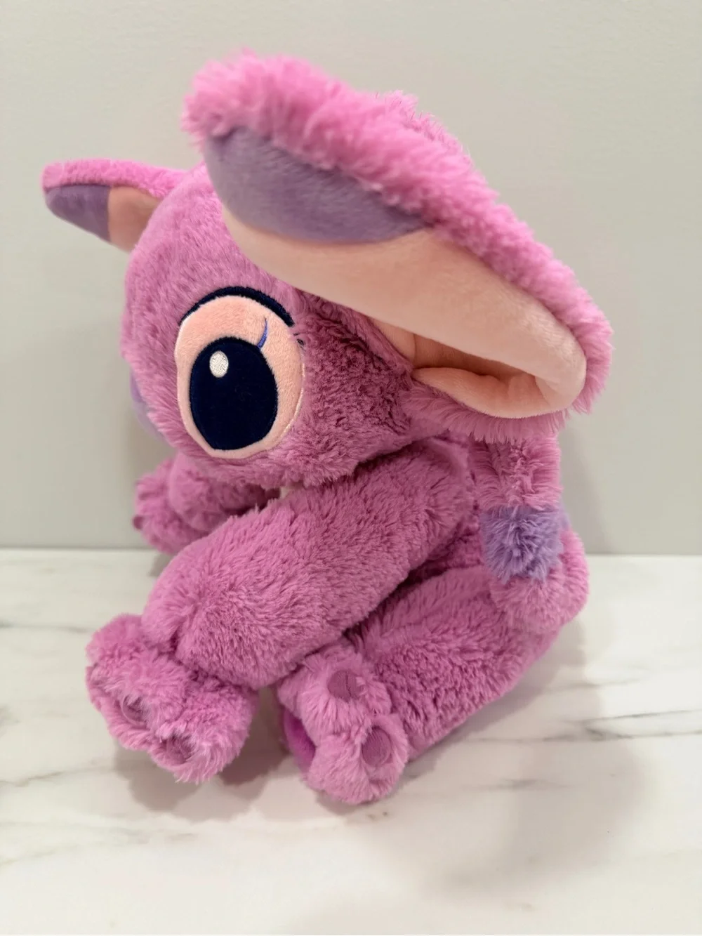 Disney Store Lilo & Stitch Angel Pink Purple Plush Stuffed Animal Toy Approx 14”